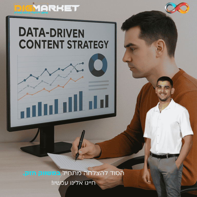 אסטרטגיית תוכן מבוססת Data: איך לייצר תוכן שמבוסס על התנהגות גולשים אמיתית