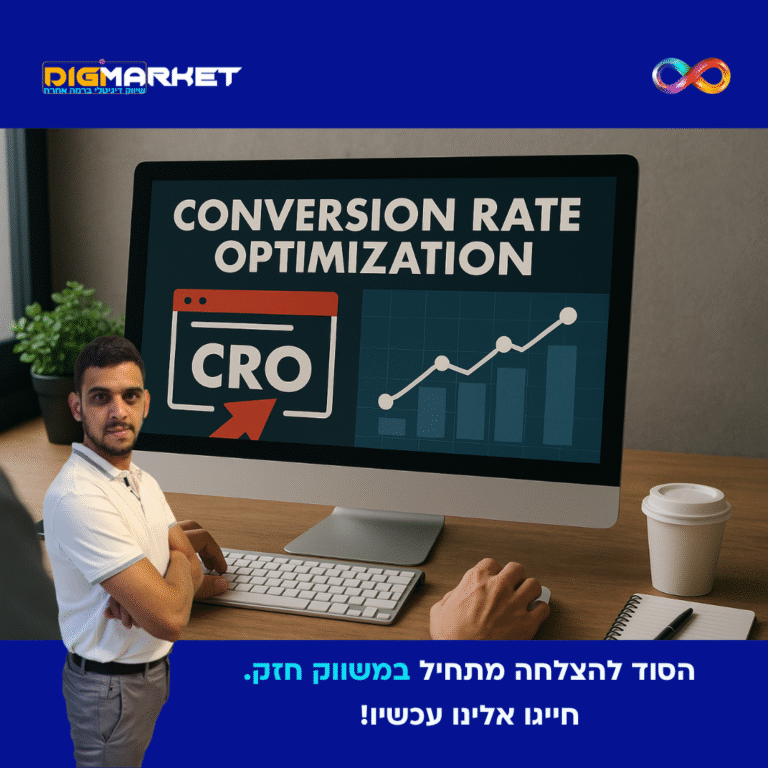 שיפור יחס המרה (CRO) בדפי נחיתה ובמודעות