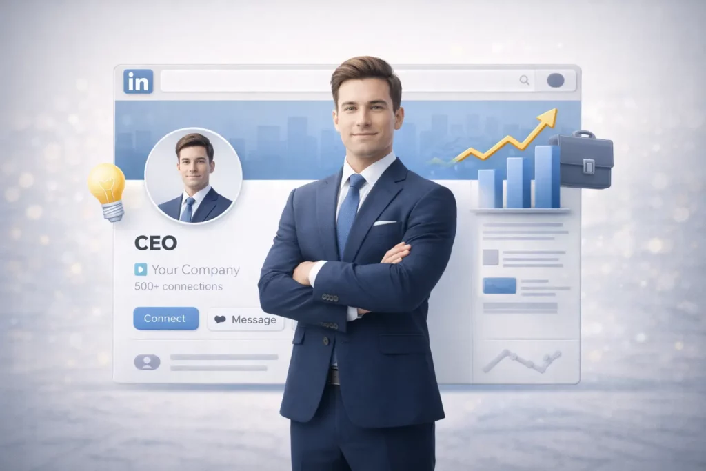 לינקדאין למנכ"לים: בניית מיתוג אישי שמביא לידים ב-B2B